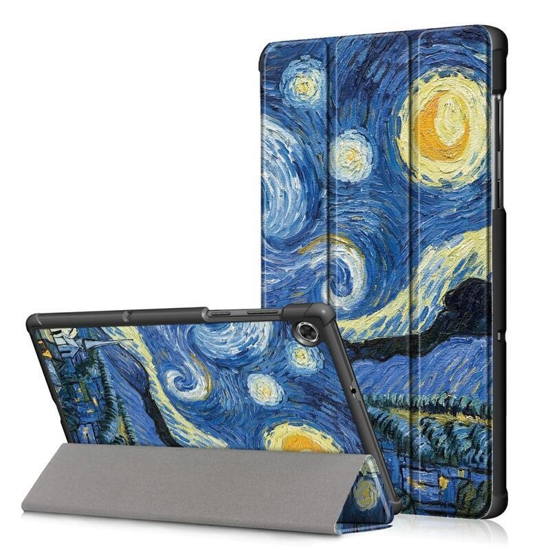 Patty intelligens pozicionáló tok Lenovo Tab M10 FHD Plus táblagéphez - olajfestmény