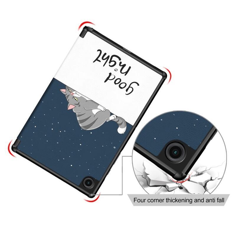 Patty okos pozicionálható tok Samsung Galaxy Tab A8 10.5 (2021) - álmos macska
