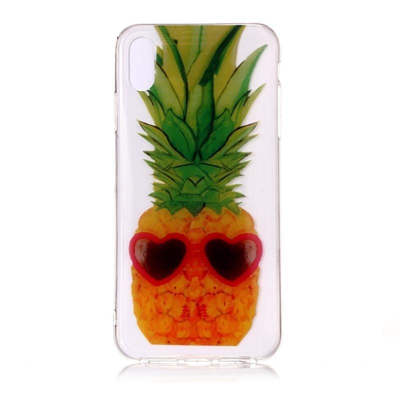 Patty zselés tok iPhone XS / X készülékhez - ananász