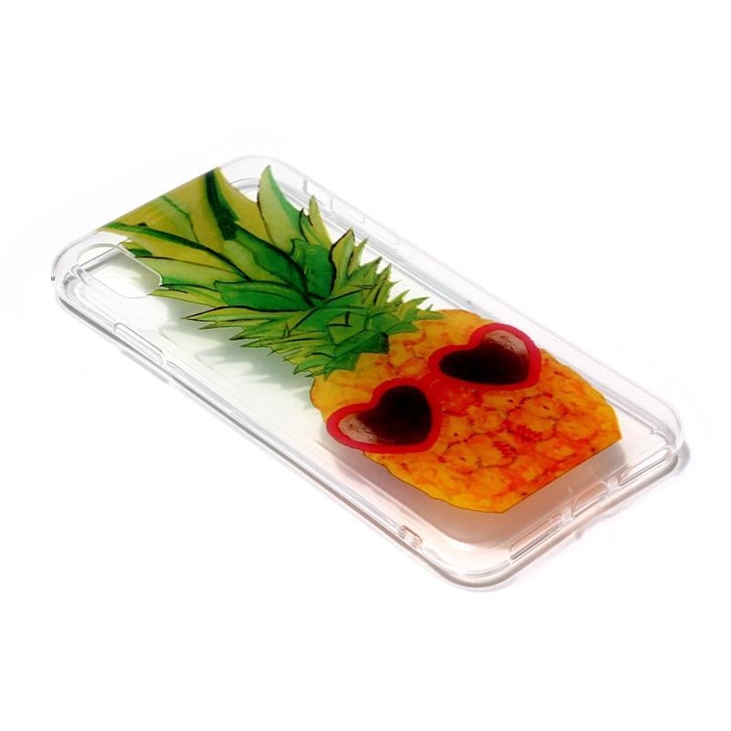 Patty zselés tok iPhone XS / X készülékhez - ananász