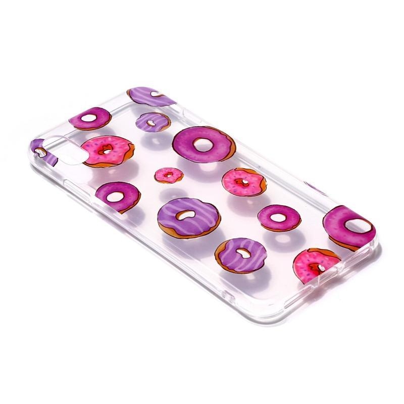 Patty zselés tok iPhone XS / X készülékhez - fánkok