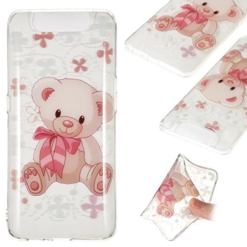 Patty zselés tok Samsung Galaxy A80 - mackóhoz