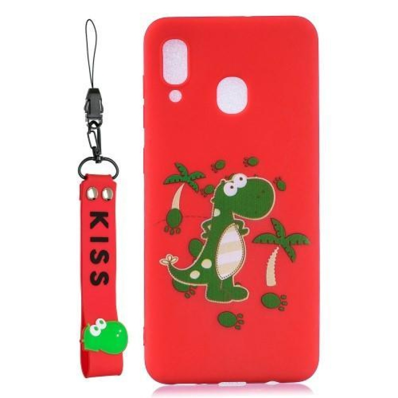 Patty zselés tok Samsung Galaxy M20 készülékhez - piros