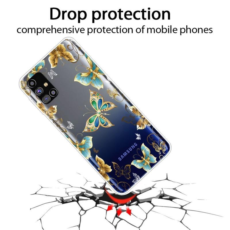Patty zselés tok mobil Samsung Galaxy M51 - gyémánt pillangó
