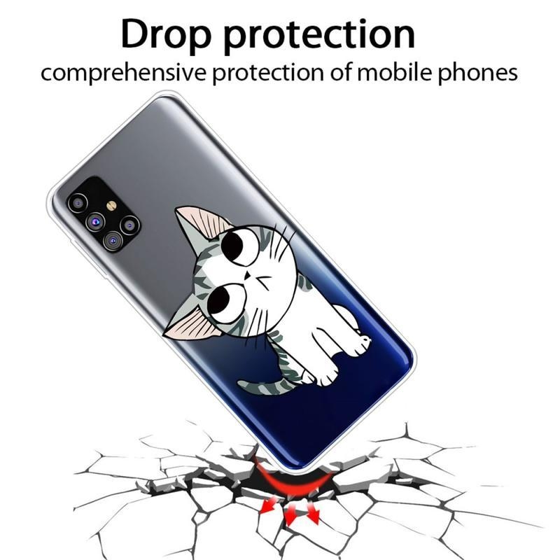Patty zselés tok Samsung Galaxy M51 - aranyos macska
