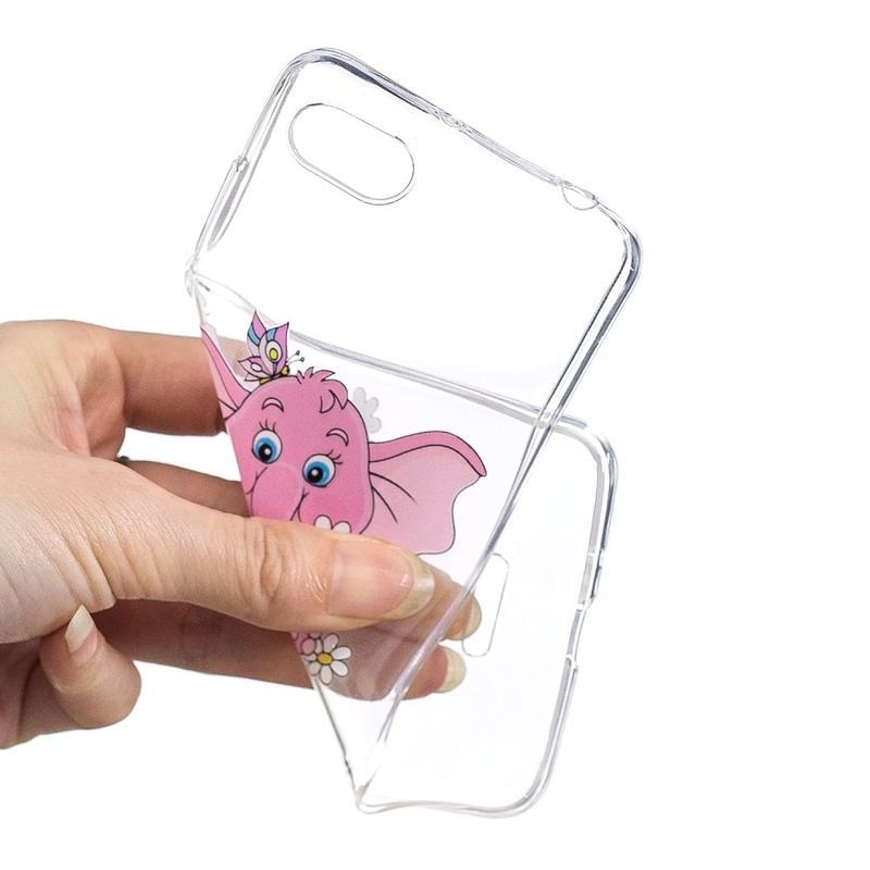 Patty gél tok Xiaomi Redmi 6A - rózsaszín elefánthoz