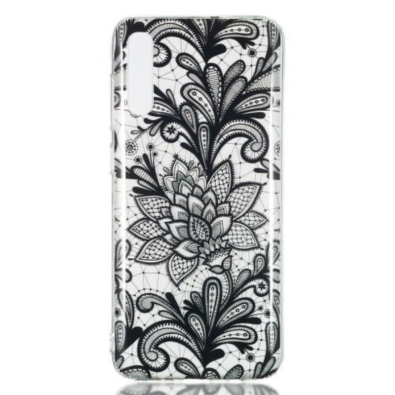 Patty zselés tok Samsung Galaxy A70 - virágos csipke