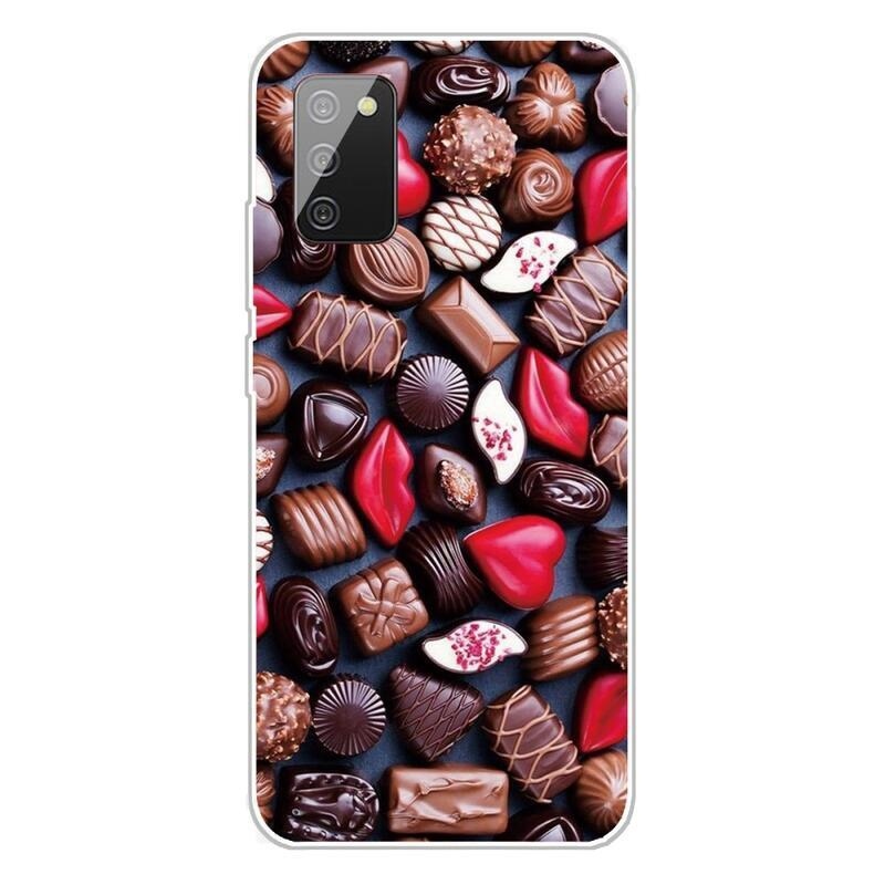 Patty gél tok Samsung Galaxy A03s (166.6 x 75.9 x 9.1mm) - csokoládé cukorka