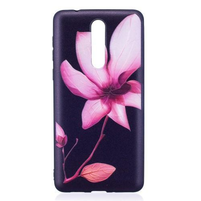 Patty zselés tok motívummal Nokia 8-hoz - virág