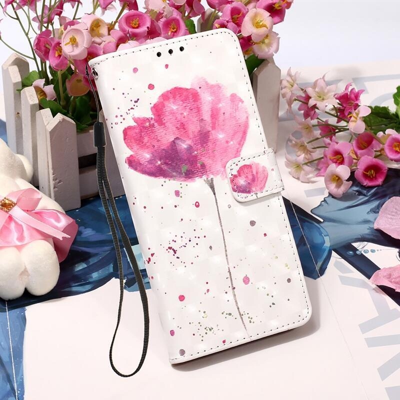 Patty pénztárca tok Xiaomi Redmi Note 11 Pro+ 5G - rózsaszín virág