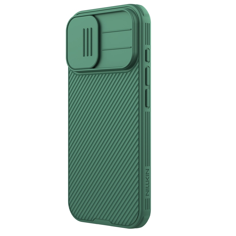 Nillkin CamShield PRO hátlap az Apple iPhone 17 készülékhez Sötétzöld