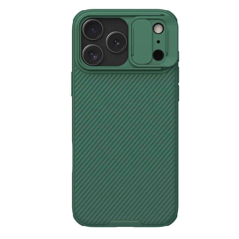 Nillkin CamShield PRO hátlap Apple iPhone 17 Pro Max készülékhez Sötétzöld
