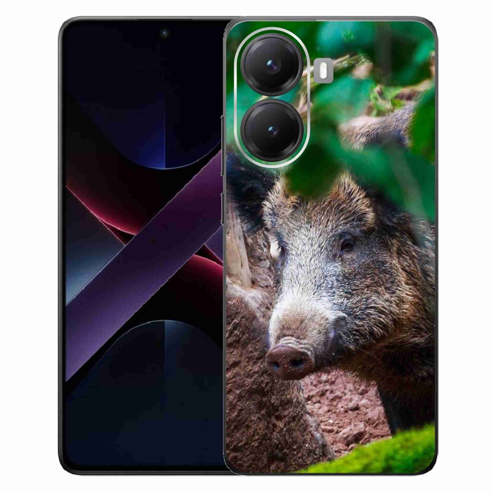 Gél borítás mmCase a Xiaomi Poco X7 Pro 5G számára - vaddisznó