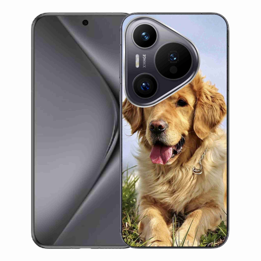Gél tok mmCase a Huawei Pura 70 Pro számára - arany retriever