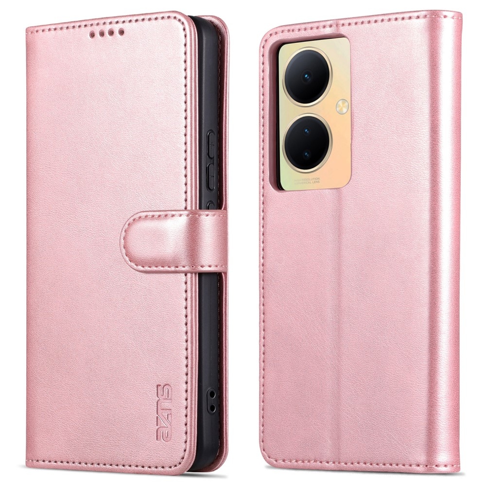 AZNS könyv tok a Vivo V29 Lite 5G-hez - rózsa arany