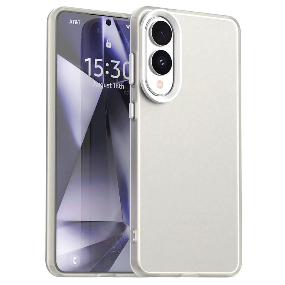 Candys matt zselés tok Samsung Galaxy S25 Edge készülékhez - fehér
