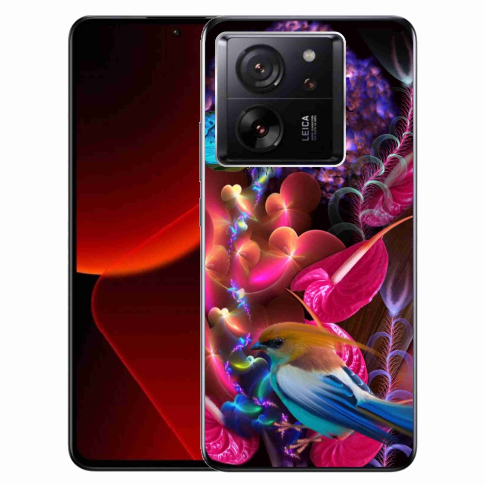 Gél borítás mmCase a Xiaomi 13T/13T Pro számára - színes virágok