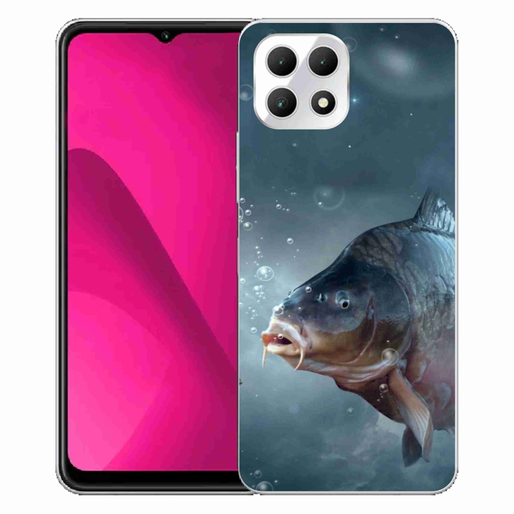 Zselés borítás mmCase a T-Mobile T Phone 2 készülékhez - ponty és buborékok