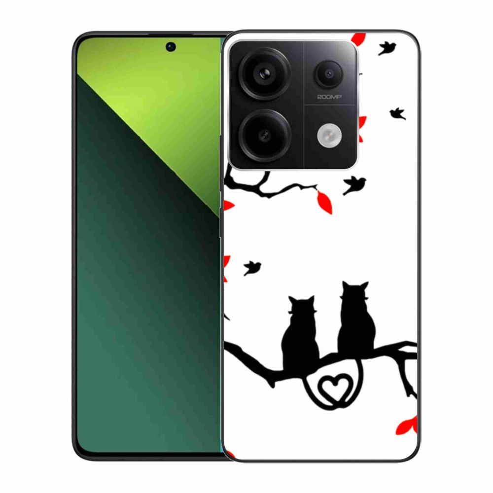 Gél borítás mmCase a Xiaomi Redmi Note 13 Pro 5G/Poco X6 5G számára - macska szeretet