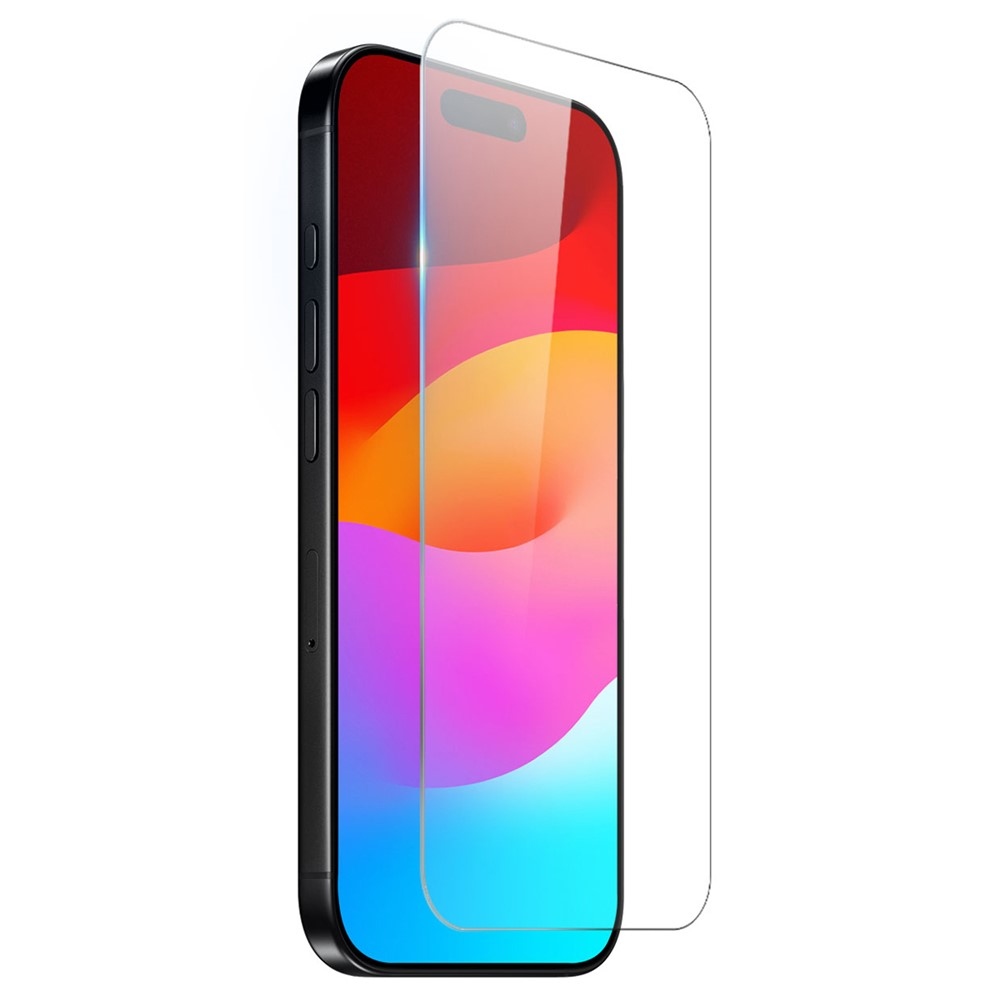 NORTHJO átlátszó zselés tok + edzett üveg iPhone 17 Pro készülékhez - átlátszó
