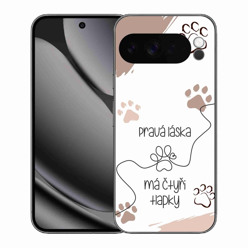 Gél borítás mmCase a Google Pixel 10 Pro XL számára - kutyamotívum 1 fehér háttér