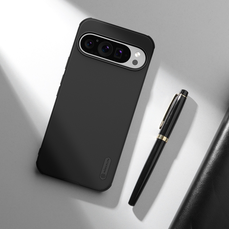 Nillkin Super Frosted PRO hátlap a Google Pixel 9/9 Pro-hoz Fekete