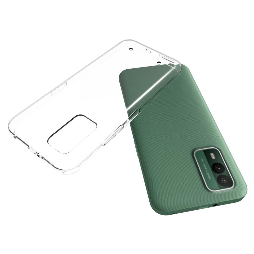Átlátszó zselés tok a Nokia XR21 készülékhez - átlátszó