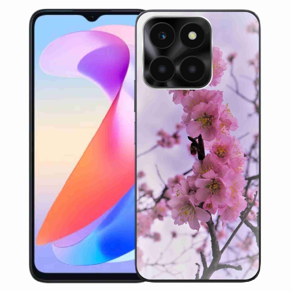 Zselés borítás mmCase a Honor X6a számára - virágok 7