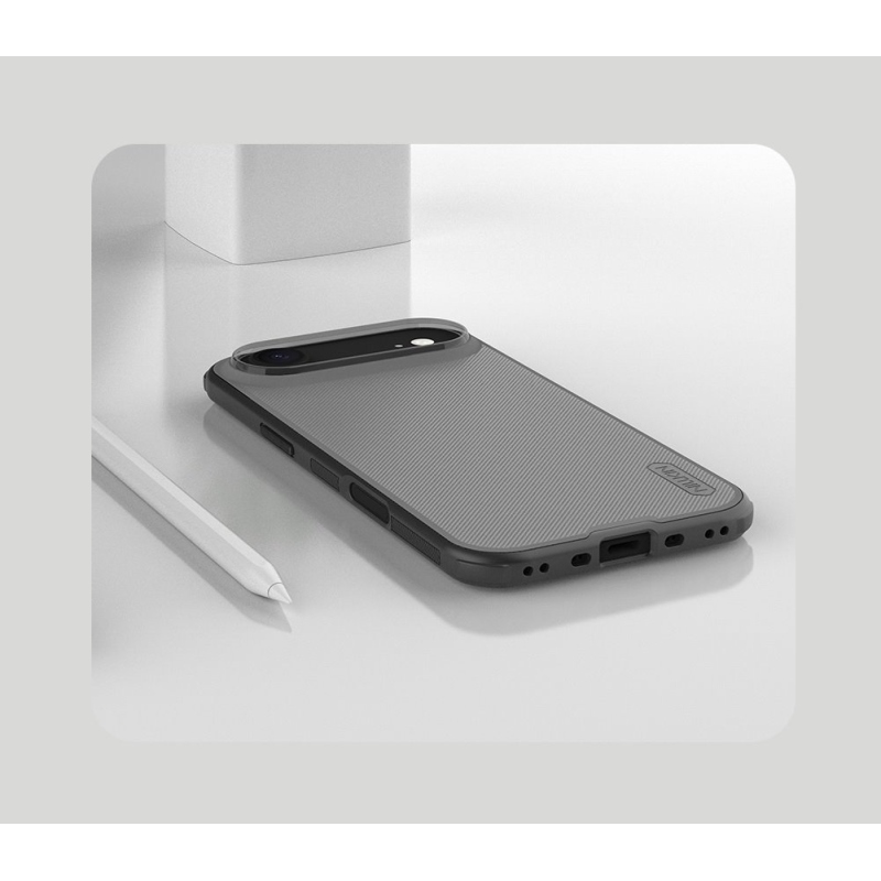 Nillkin Super Frosted PRO hátlap az Apple iPhone Air készülékhez Átlátszó fekete