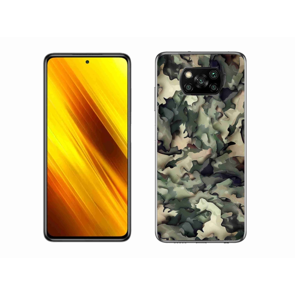 Gél borítás mmCase a Xiaomi Poco X3 Pro számára - terepszínű minta 9