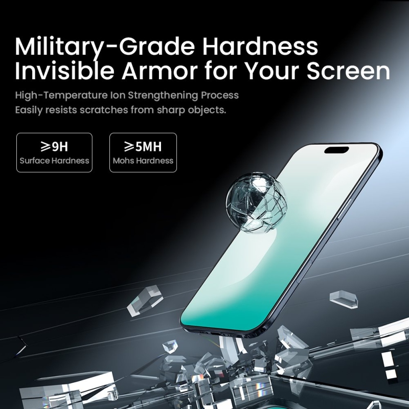 Nillkin Edzett üveg 0.2mm H+ PRO 2.5D tükröződésmentes Apple iPhone Air készülékhez (applikátorral)