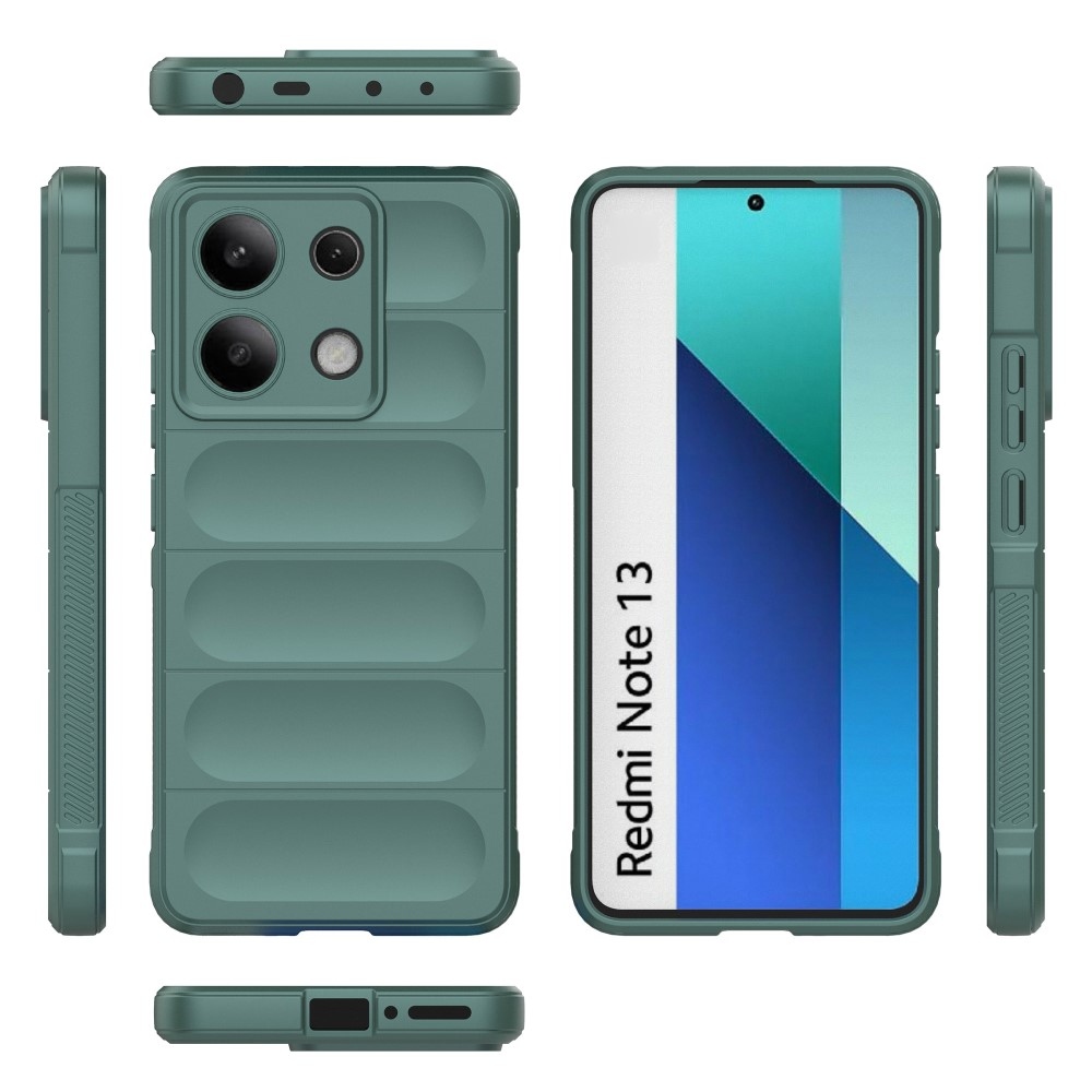 Rugg tartós zselés tok Xiaomi Redmi Note 13-hoz - zöld