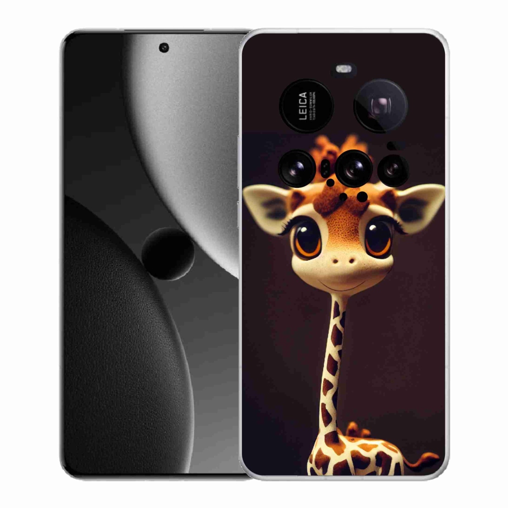 Gél borítás mmCase a Xiaomi 15 Ultra - kis zsiráfhoz
