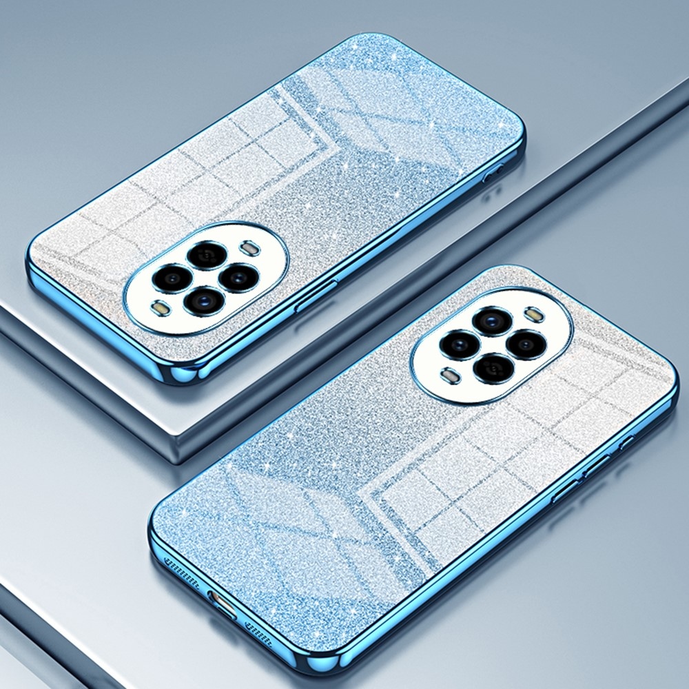 Vágott zselés csillogó tok a Huawei Nova 13 Pro 5G számára - kék