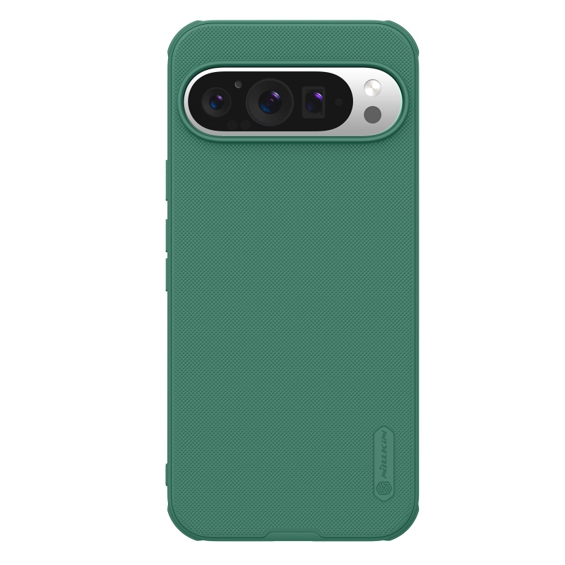 Nillkin Super Frosted PRO hátlap a Google Pixel 9 Pro XL számára Sötétzöld
