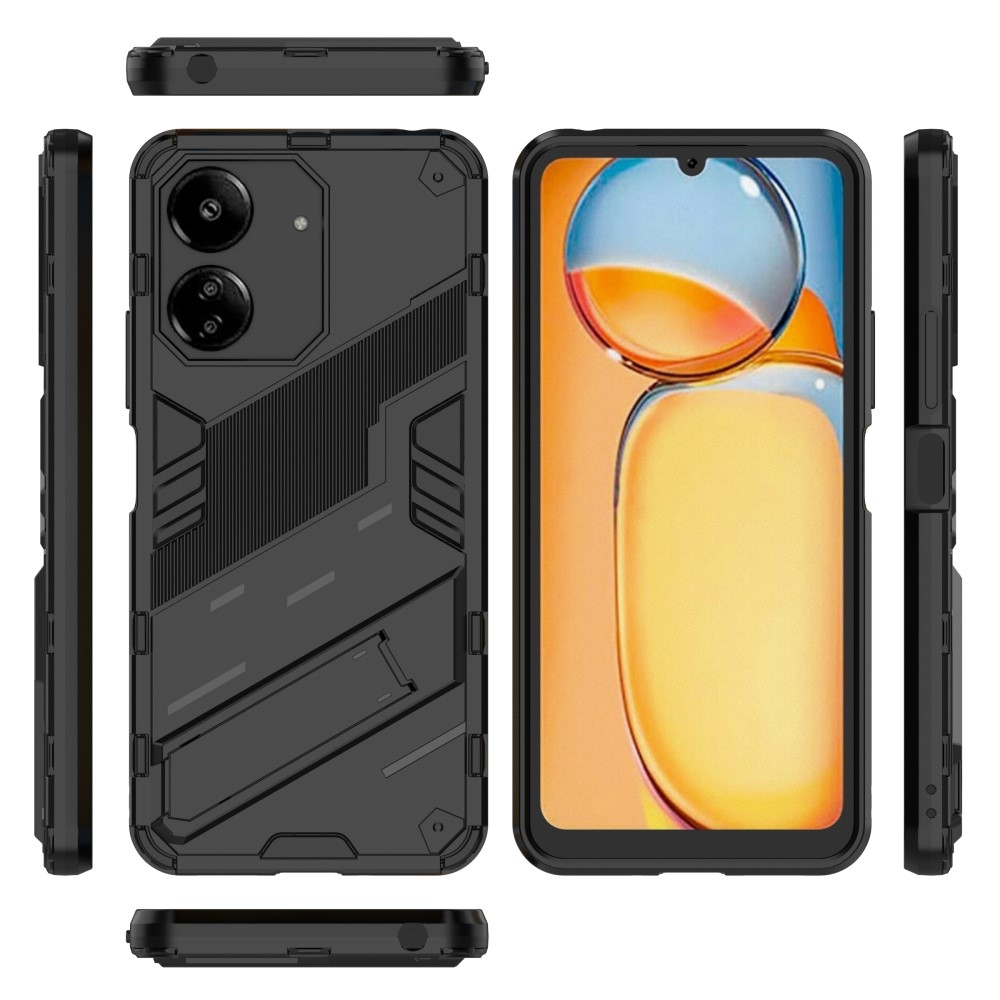 Tartós védőburkolat Xiaomi Poco C65/Redmi 13C 4G/5G készülékhez - fekete