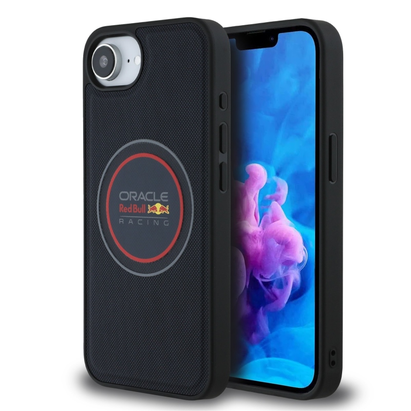 Red Bull PU bőr Red Ring MagSafe hátlap az iPhone 16e-hez Tengerészgyalogság