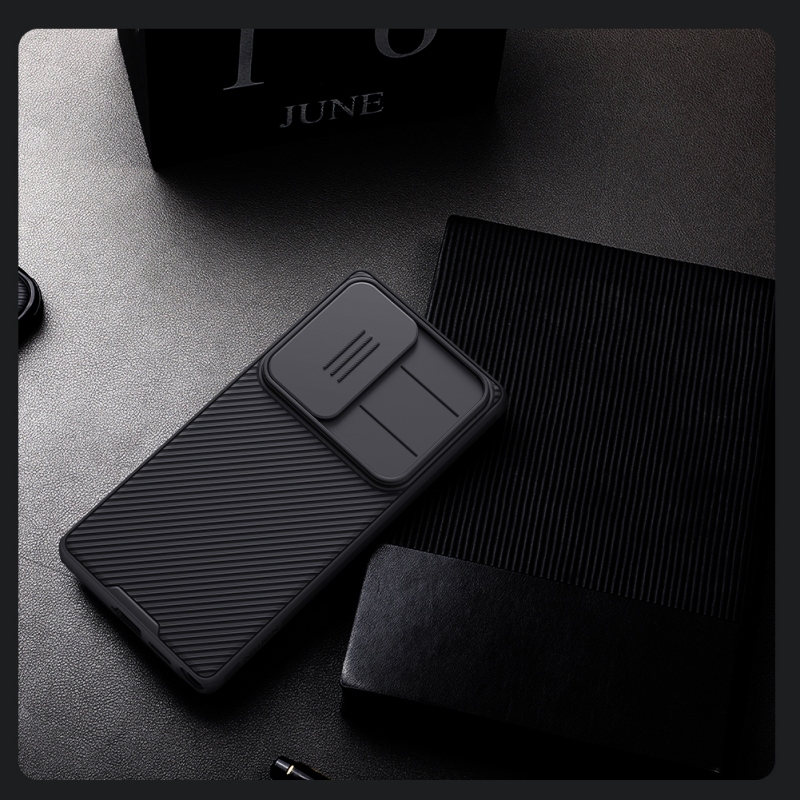 Nillkin CamShield PRO hátlap a Samsung Galaxy S25 Ultra Fekete számára