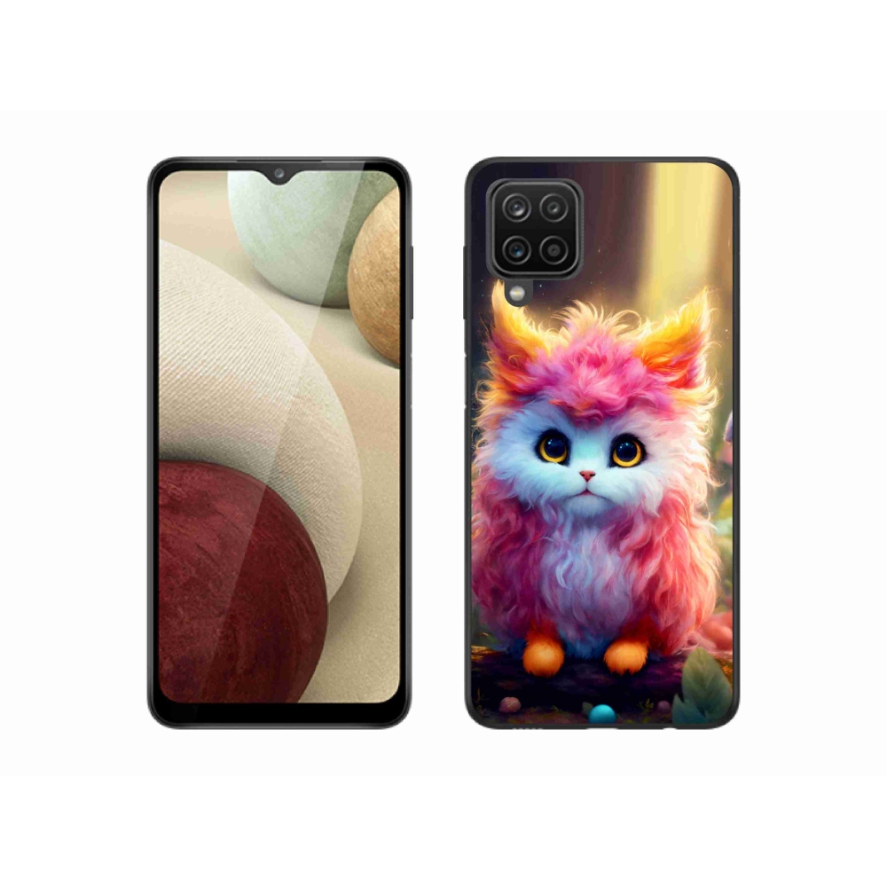 Gél borítás mmCase Samsung Galaxy M12 készülékhez - aranyos cica 5