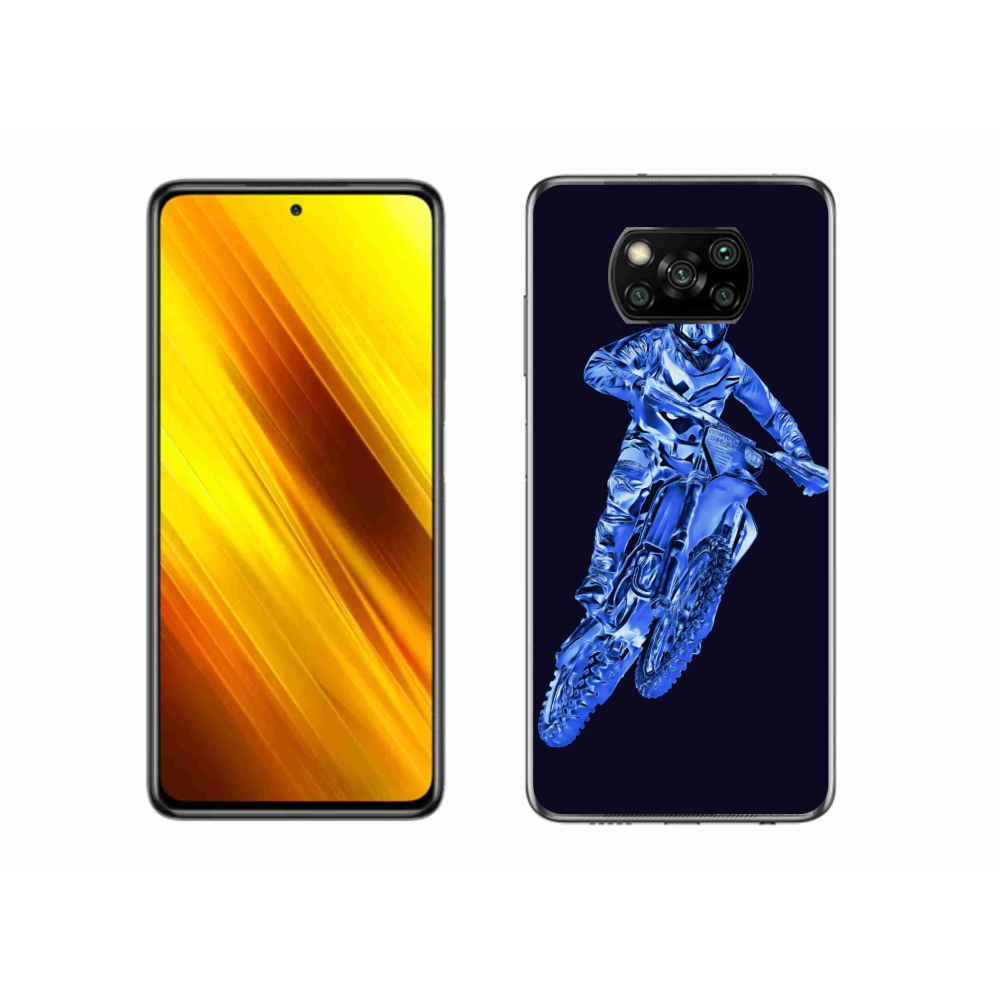 Gél borítás mmCase a Xiaomi Poco X3 Pro számára - motocross 1