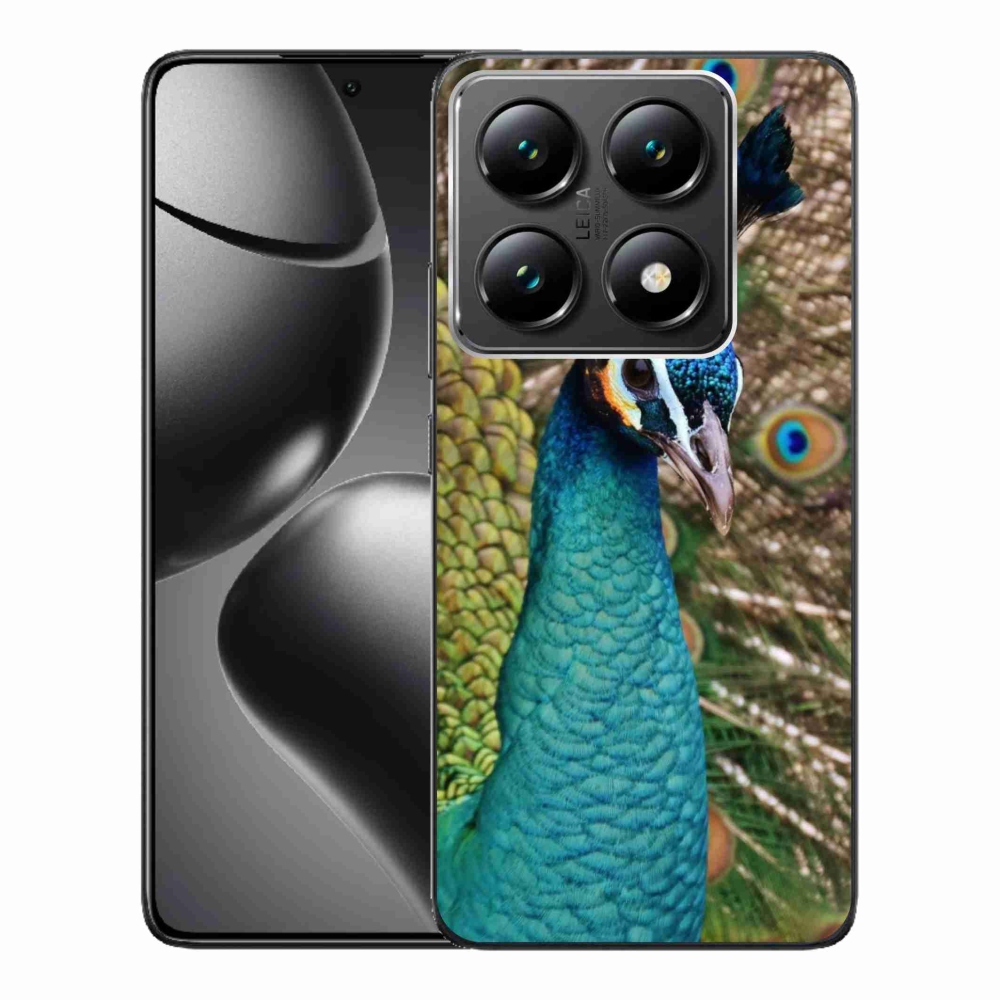 Zselés borítás mmCase a Xiaomi 14T Pro számára - páva