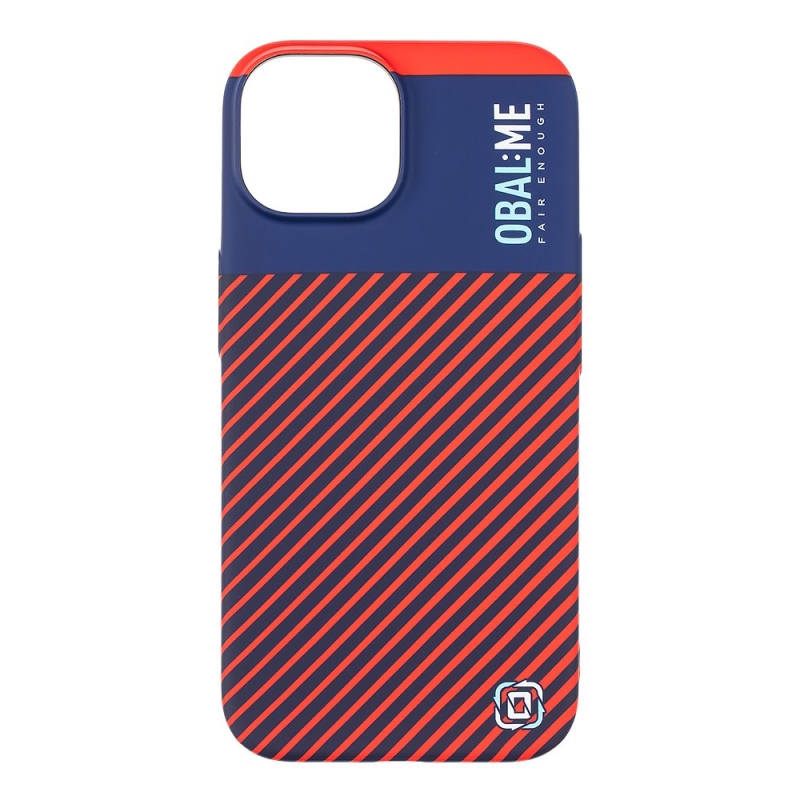 COVER:ME Flossy Stripes borító Apple iPhone 15 kék/piros készülékhez