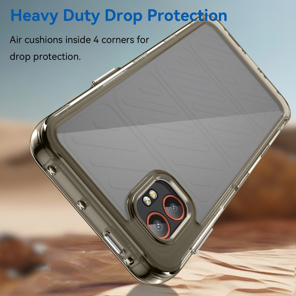 Gél tok kemény hátlappal Samsung Galaxy Xcover 7 Pro készülékhez - szürke