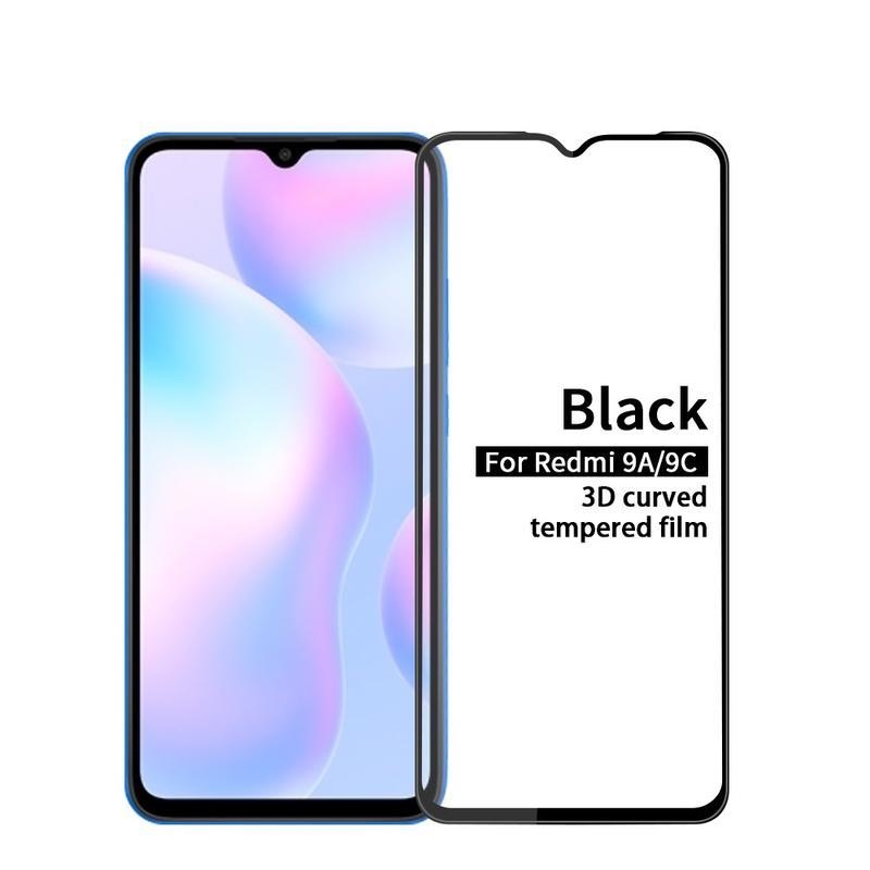PNW 3D teljes képernyős edzett üveg Xiaomi Redmi 9C/Redmi 9A számára