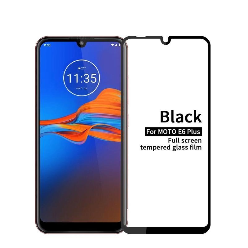 PNW teljes képernyős edzett üveg Motorola Moto E6 Plus-hoz
