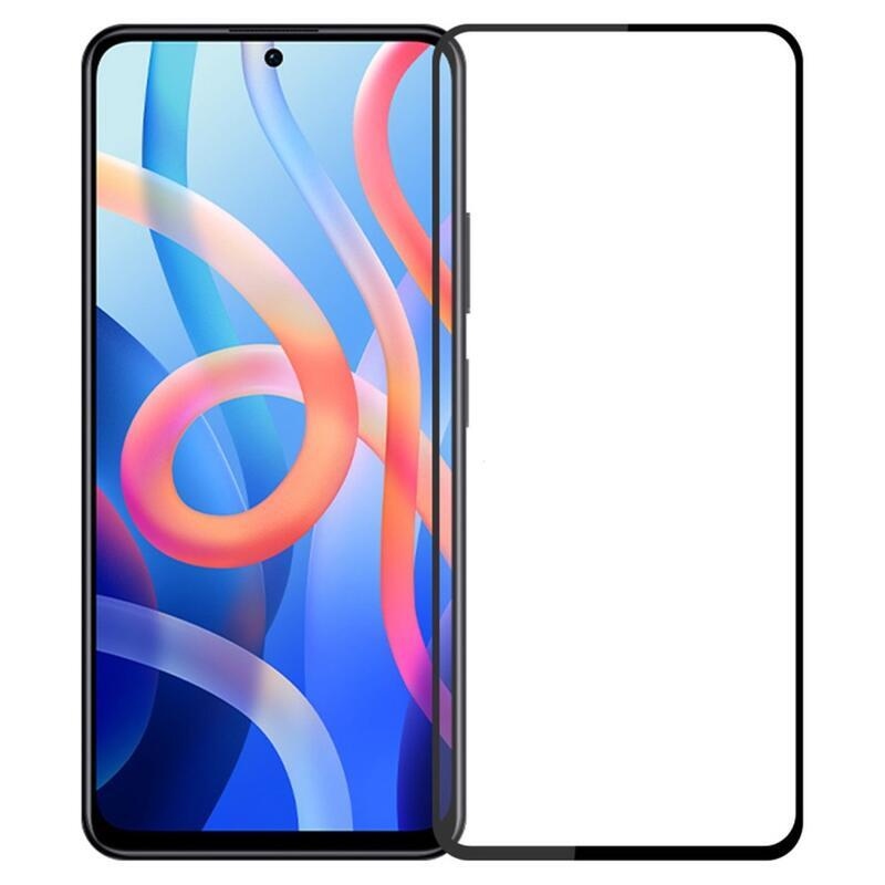 PNW teljes képernyő edzett üveg Xiaomi Redmi Note 12S - fekete