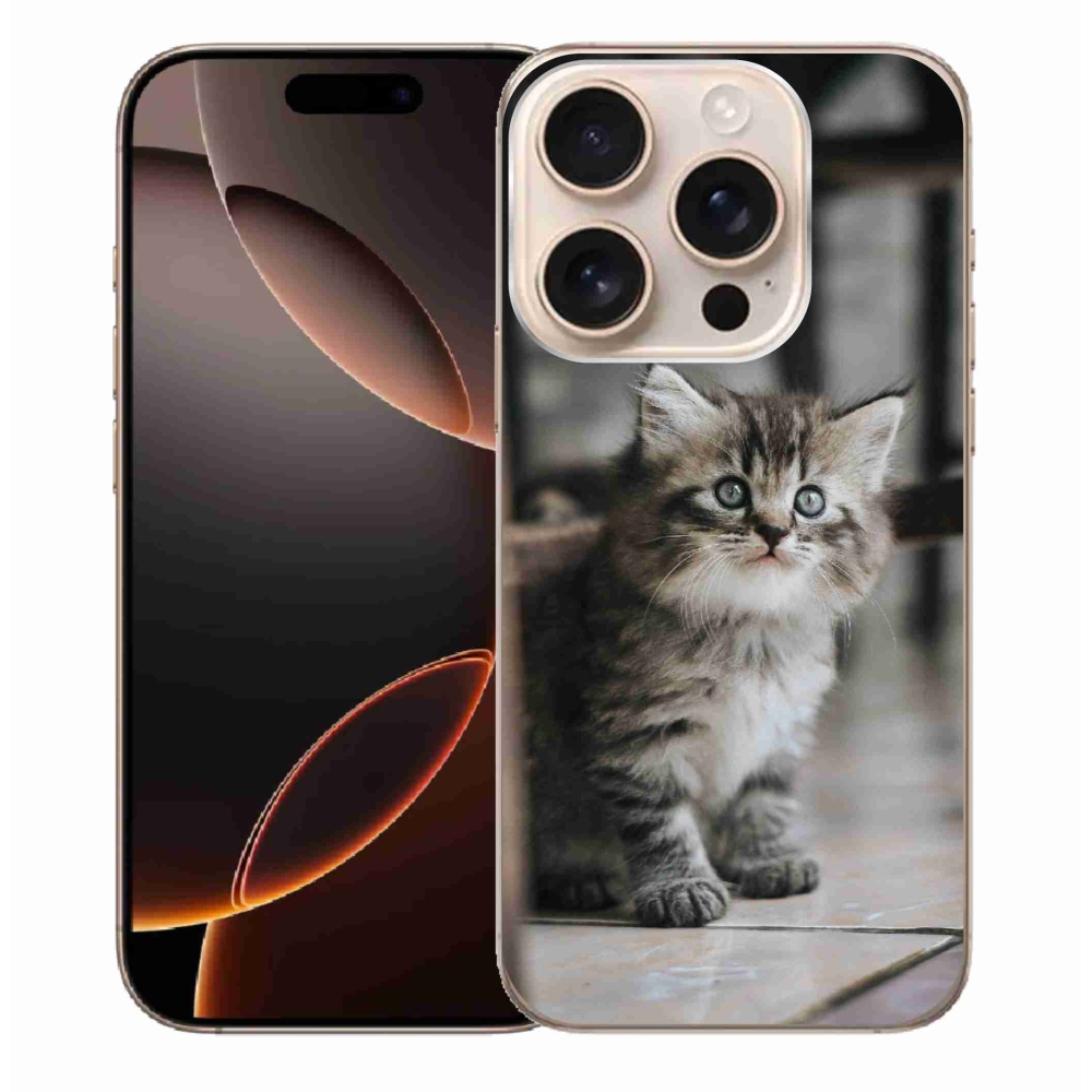 Zselés borítás mmCase iPhone 16 Pro Max készülékhez - cica
