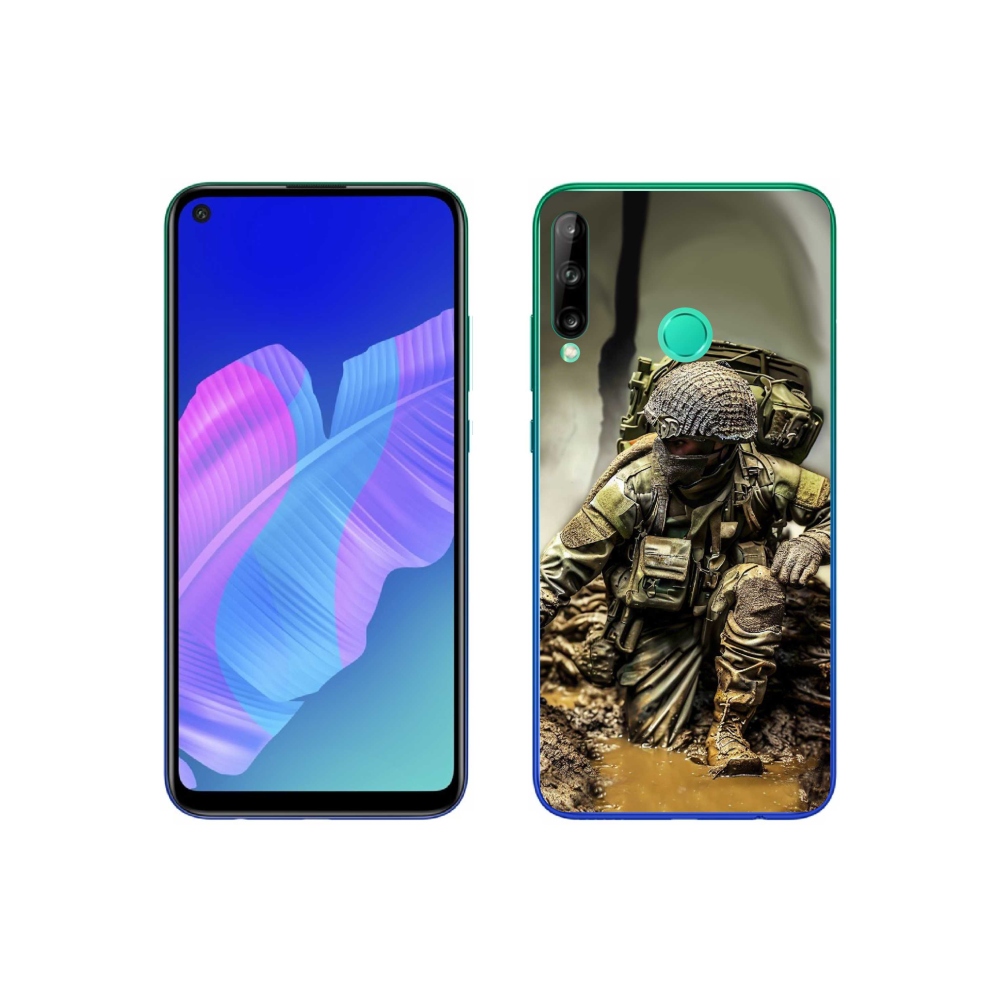 Gél borítás mmCase a Huawei P40 Lite E - katona számára