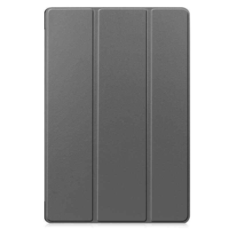 Pozicionáló intelligens PU bőr táblagép tok Samsung Galaxy Tab S8 Plus - szürke