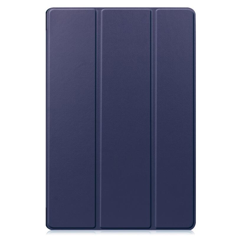 Pozicionáló intelligens PU bőr táblagép tok Samsung Galaxy Tab S8 Plus - sötétkék